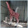 Outdoor Park Decoration Life Size Fiberglass Giraffe Statue